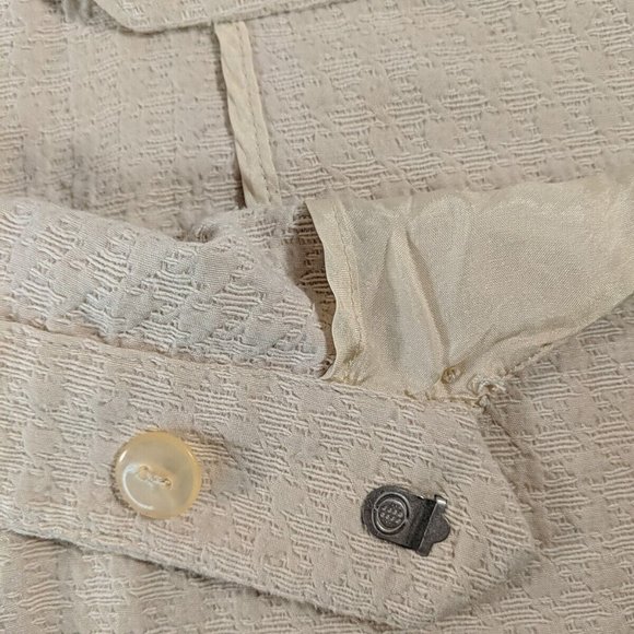 Leon Max Cream Beige Shorts Summer Textured Women's 2 Limited Edition - Picture 5 of 14